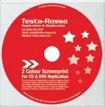 2 colour screenprint cd